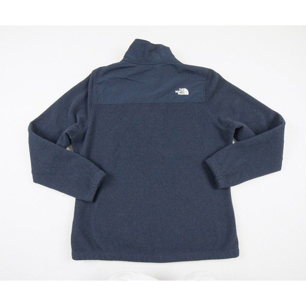 North Face Sweater Womens Large Blue Fleece 1/2 Zip Pullover Outdoors Ladies - Picture 5 of 12